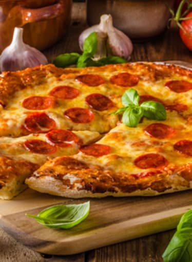 Just eat village pizza 2025