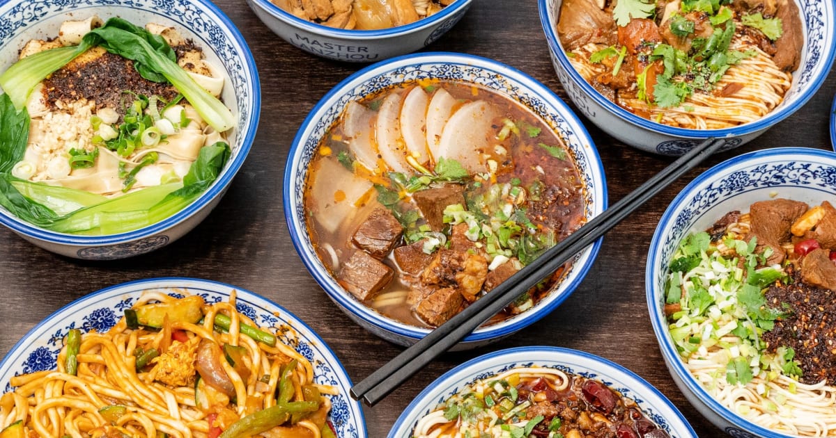 Master Lanzhou Noodle Bar Chinatown restaurant menu in Melbourne
