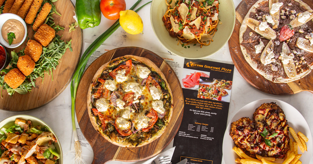 Xpress Gourmet Pizza & Pasta Mornington restaurant menu in Mornington