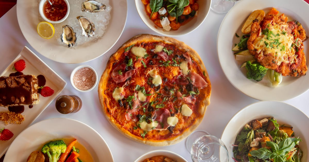Luna Rossa Italian Restaurant and Pizzeria restaurant menu in