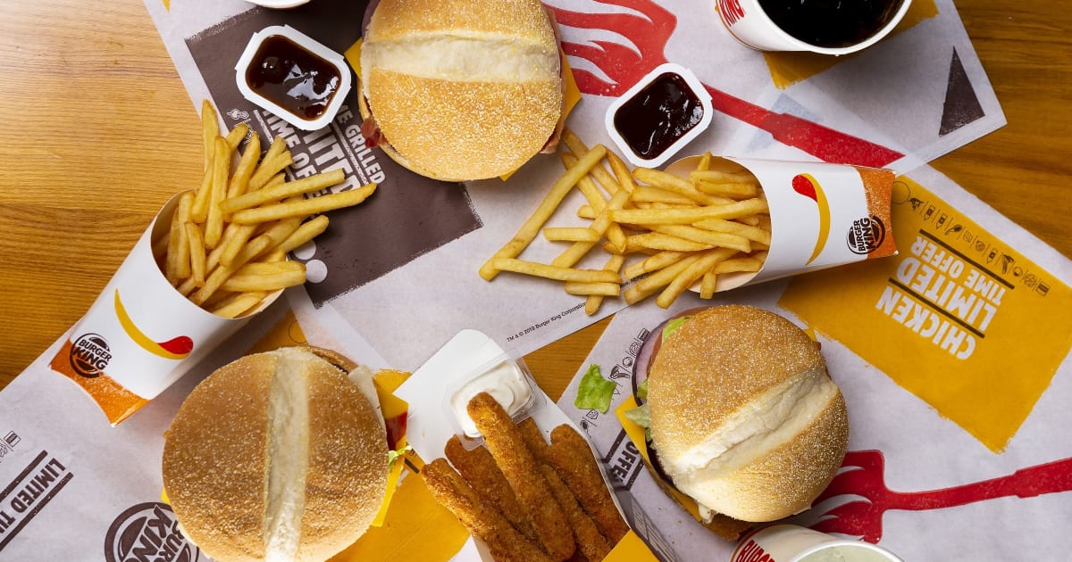 Burger king outlet menu nz