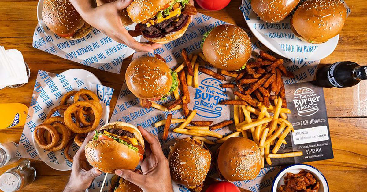 The Burger Bach restaurant menu in Auckland Order from Menulog
