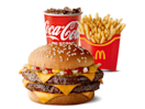 McDonald's Triple Cheeseburger Meal 