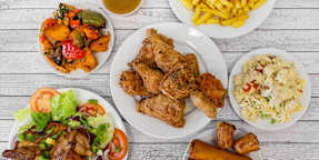 Chicken Natural On Charcoal