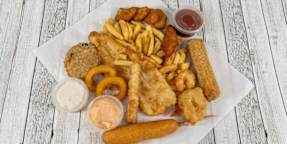 Sea bounty fish and chips